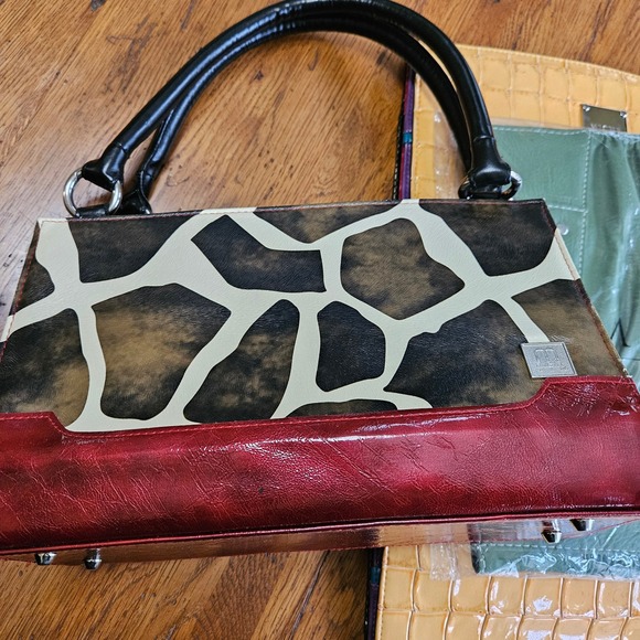 Miche Classic Black Base Bag with 7 Interchangeable Shells Animal Print Croc Lot - Picture 9 of 16